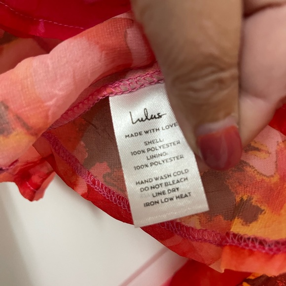 Lulus colorful long sleeve top - Picture 4 of 4